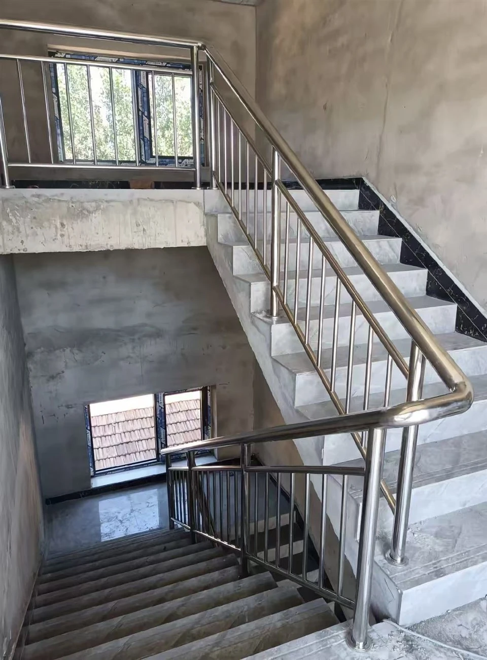 Stainless Steel Indoor Stair Railings factory